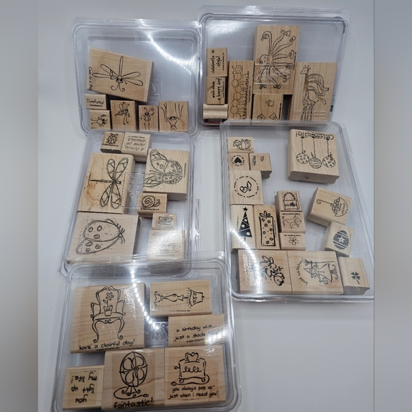 Stampin' Up!, Lot of 5 Stamp Sets - Picture 1 of 7